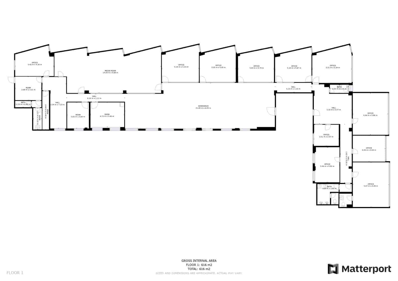 Biuro na sprzedaż w Miasto Madryt z garażem - 750 000 € (Ref: 9669227)