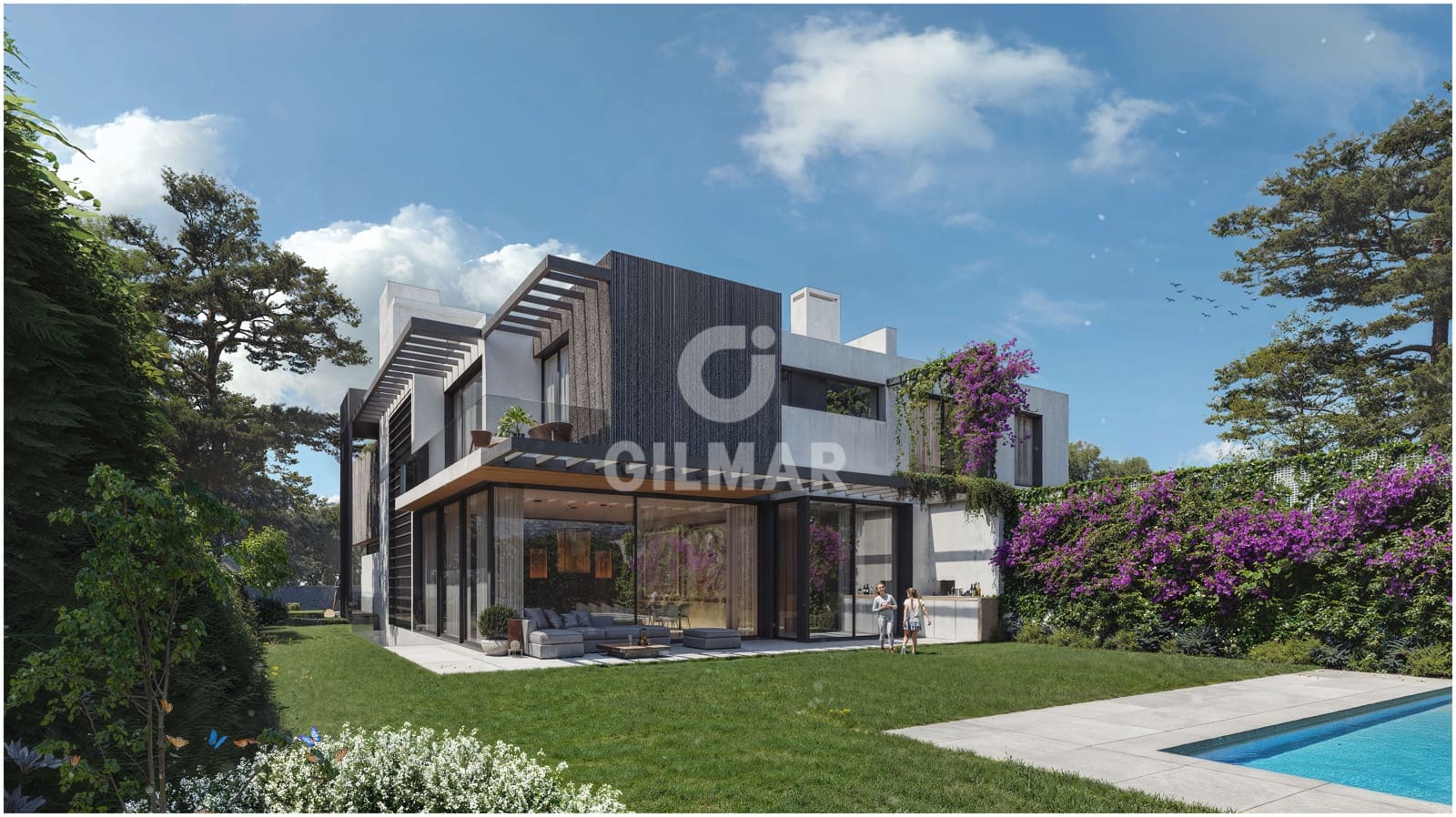 6 chambre Villa/Maison Semi-Mitoyenne à vendre à Madrid ville avec piscine garage - 2 950 000 € (Ref: 9669232)