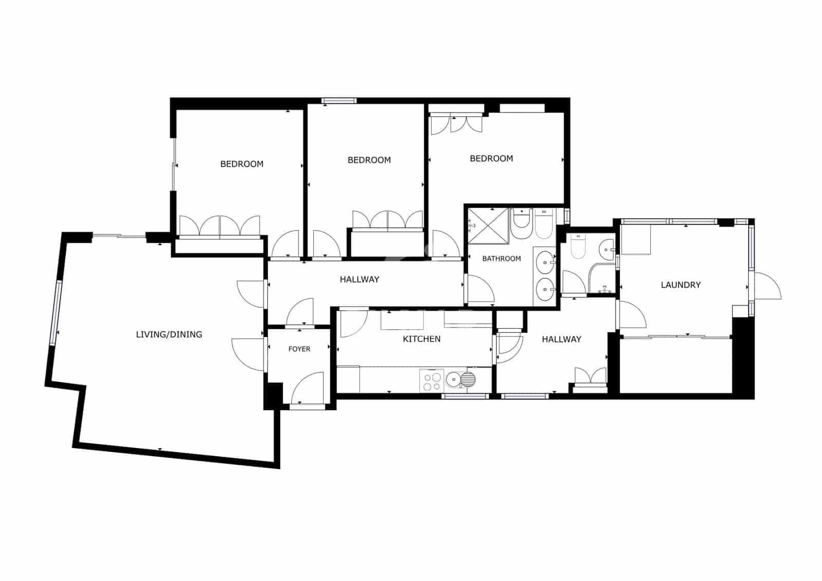 3 bedroom Flat for sale in Seville city with garage - € 950,000 (Ref: 9771007)