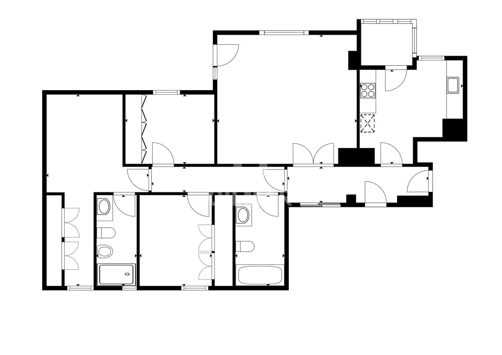 3 slaapkamer Penthouse te koop in Sevilla stad met zwembad garage - € 710.000 (Ref: 9906702)