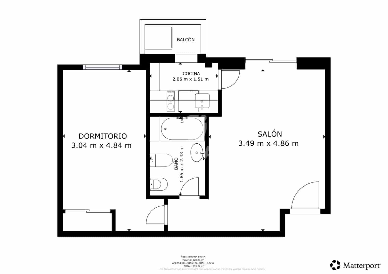 1 makuuhuone Asunto myytävänä paikassa Madrid kaupunki - 450 000 € (Ref: 9948850)