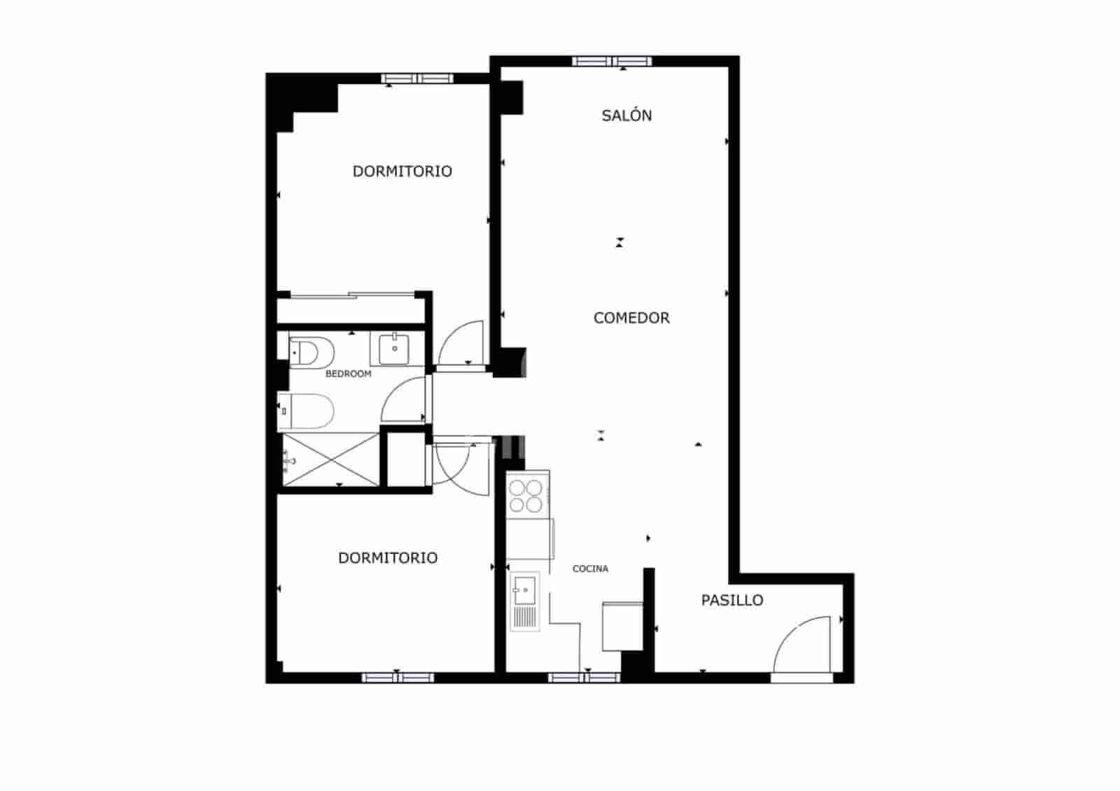 2 soverom Leilighet til salgs i Malaga by med garasje - € 280 000 (Ref: 9976167)