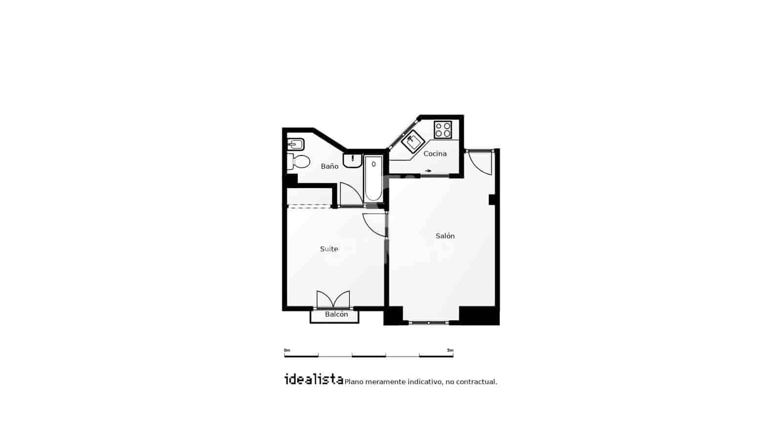 1 soverom Leilighet til salgs i Malaga by - € 266 000 (Ref: 9976442)