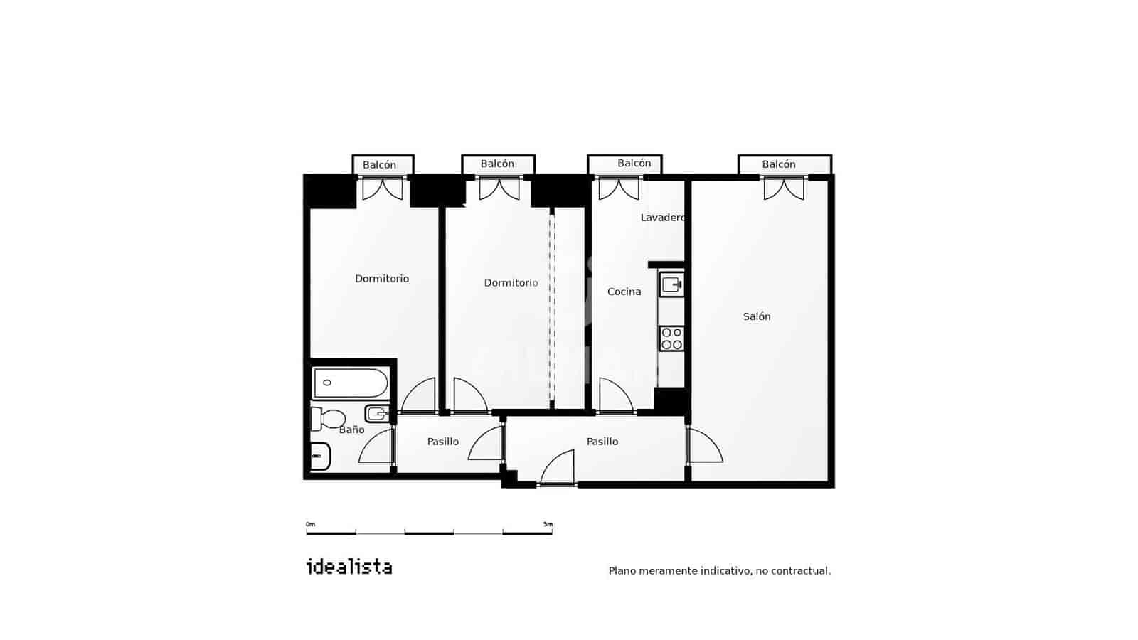 2 sypialnia Mieszkanie na sprzedaż w Miasto Malaga - 480 000 € (Ref: 9976451)