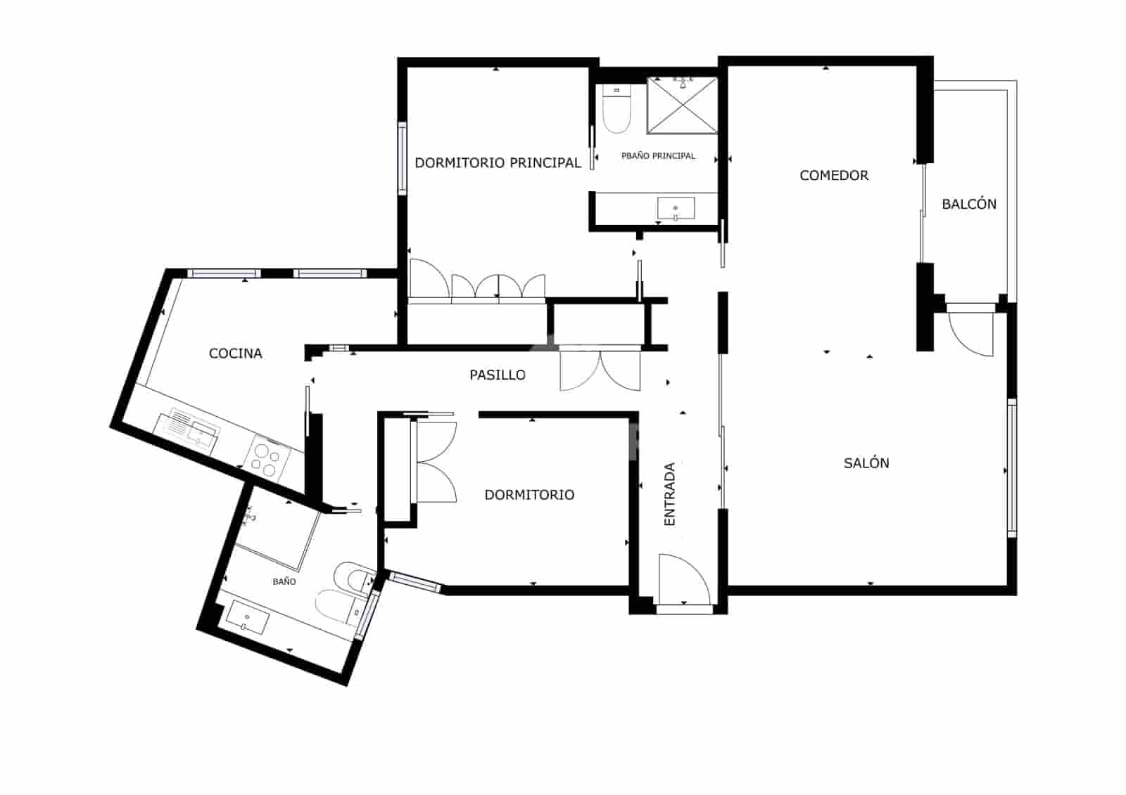2 sypialnia Mieszkanie na sprzedaż w Miasto Malaga - 720 000 € (Ref: 9976453)