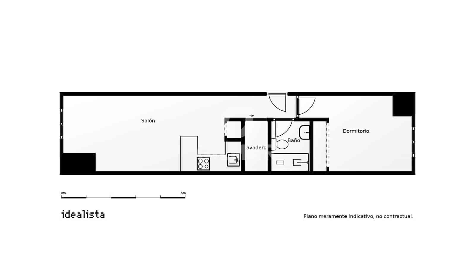 1 soverom Leilighet til salgs i Malaga by med garasje - € 310 000 (Ref: 9976455)