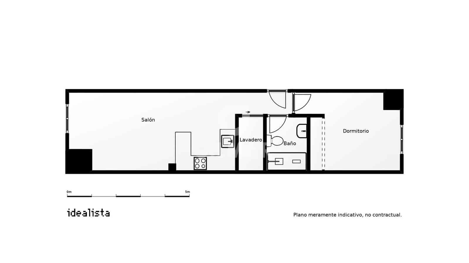 1 soverom Leilighet til salgs i Malaga by med garasje - € 325 000 (Ref: 9976456)