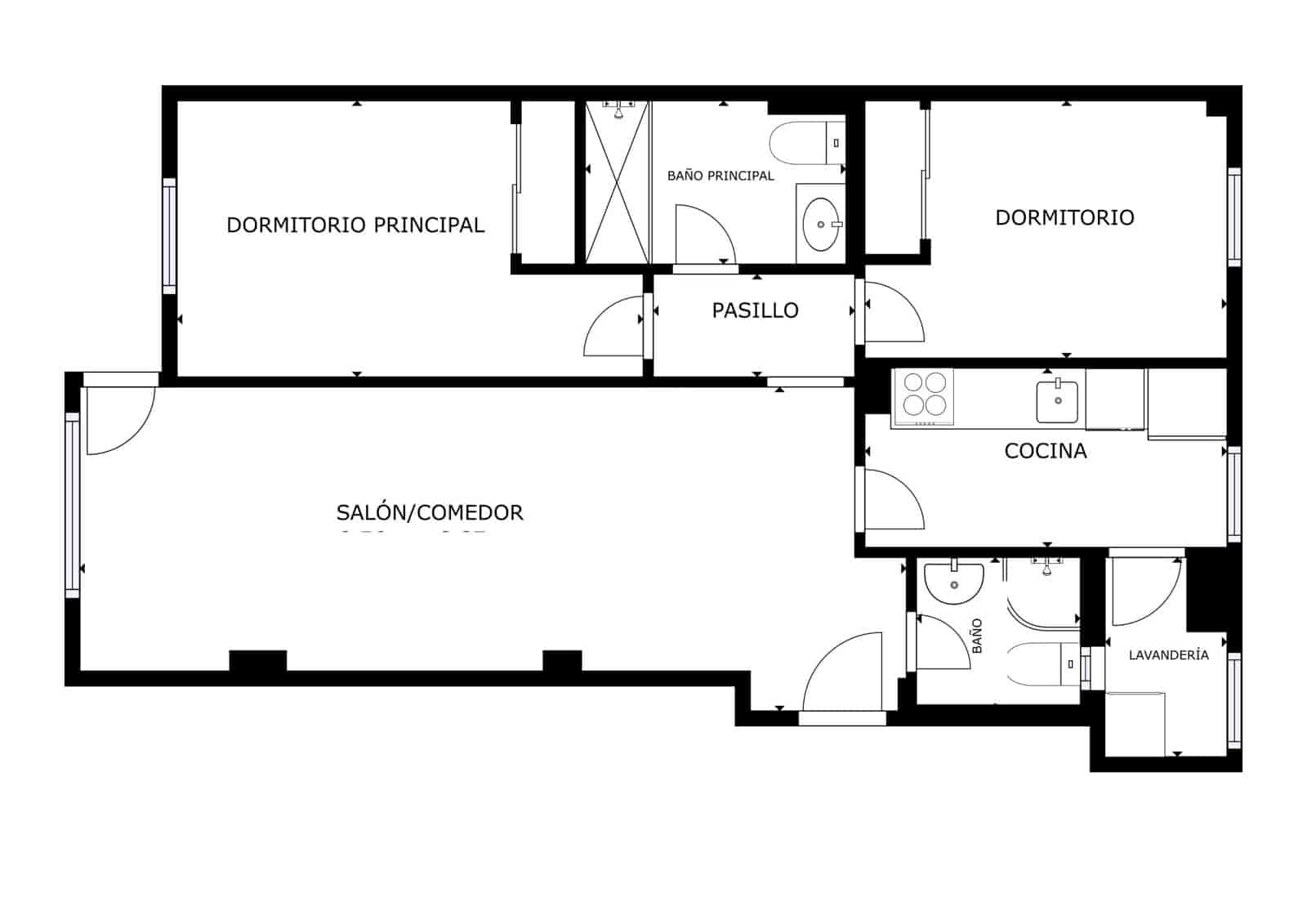2 soveværelse Lejlighed til salg i Malaga by med swimmingpool garage - € 594.000 (Ref: 9976462)
