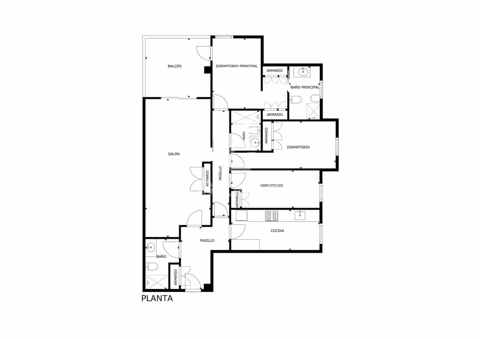 3 sovrum Lägenhet till salu i Malaga stad med pool garage - 1 275 000 € (Ref: 9976474)