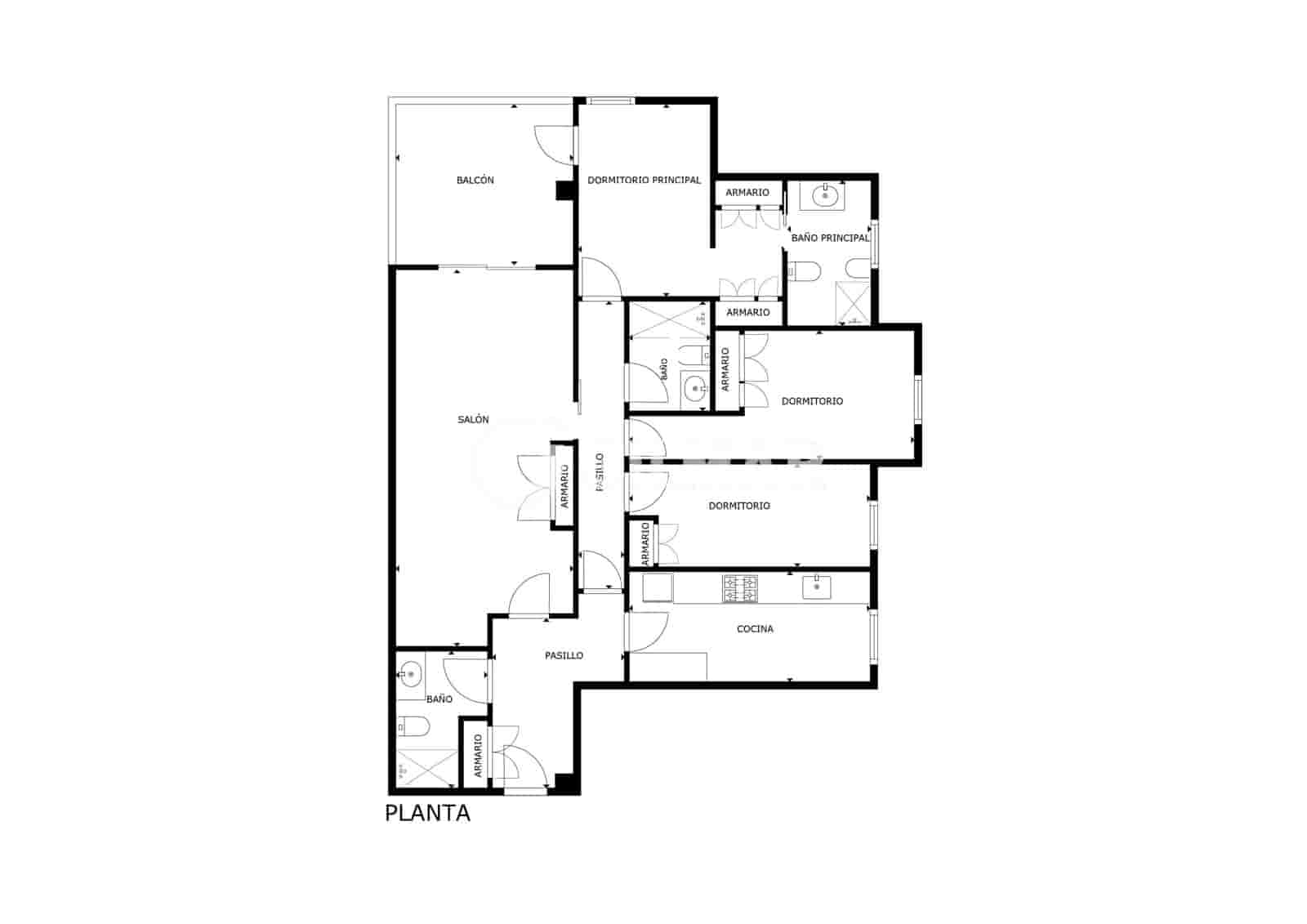 Piso de 3 habitaciones en Málaga ciudad en venta con piscina garaje - 1.275.000 € (Ref: 9976474)