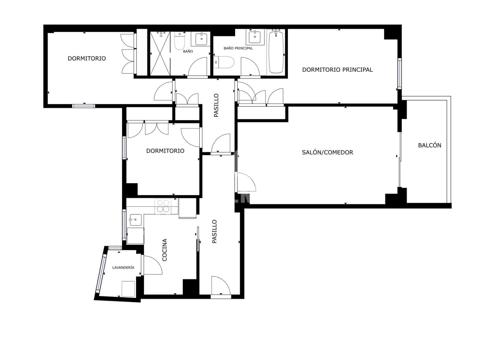 3 soverom Leilighet til salgs i Malaga by med svømmebasseng garasje - € 725 000 (Ref: 9976476)