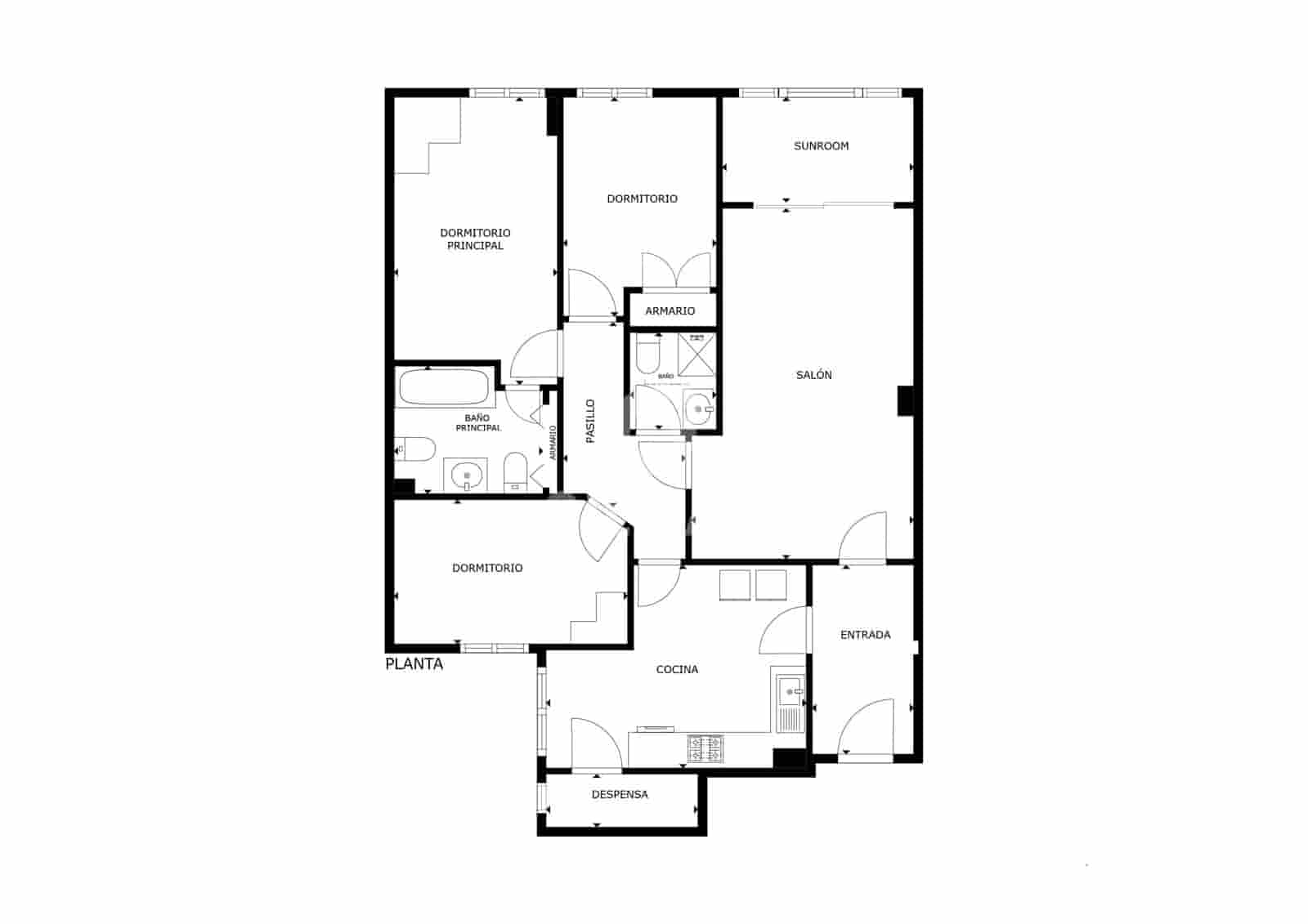 3 soverom Leilighet til salgs i Malaga by med svømmebasseng garasje - € 475 000 (Ref: 9989883)