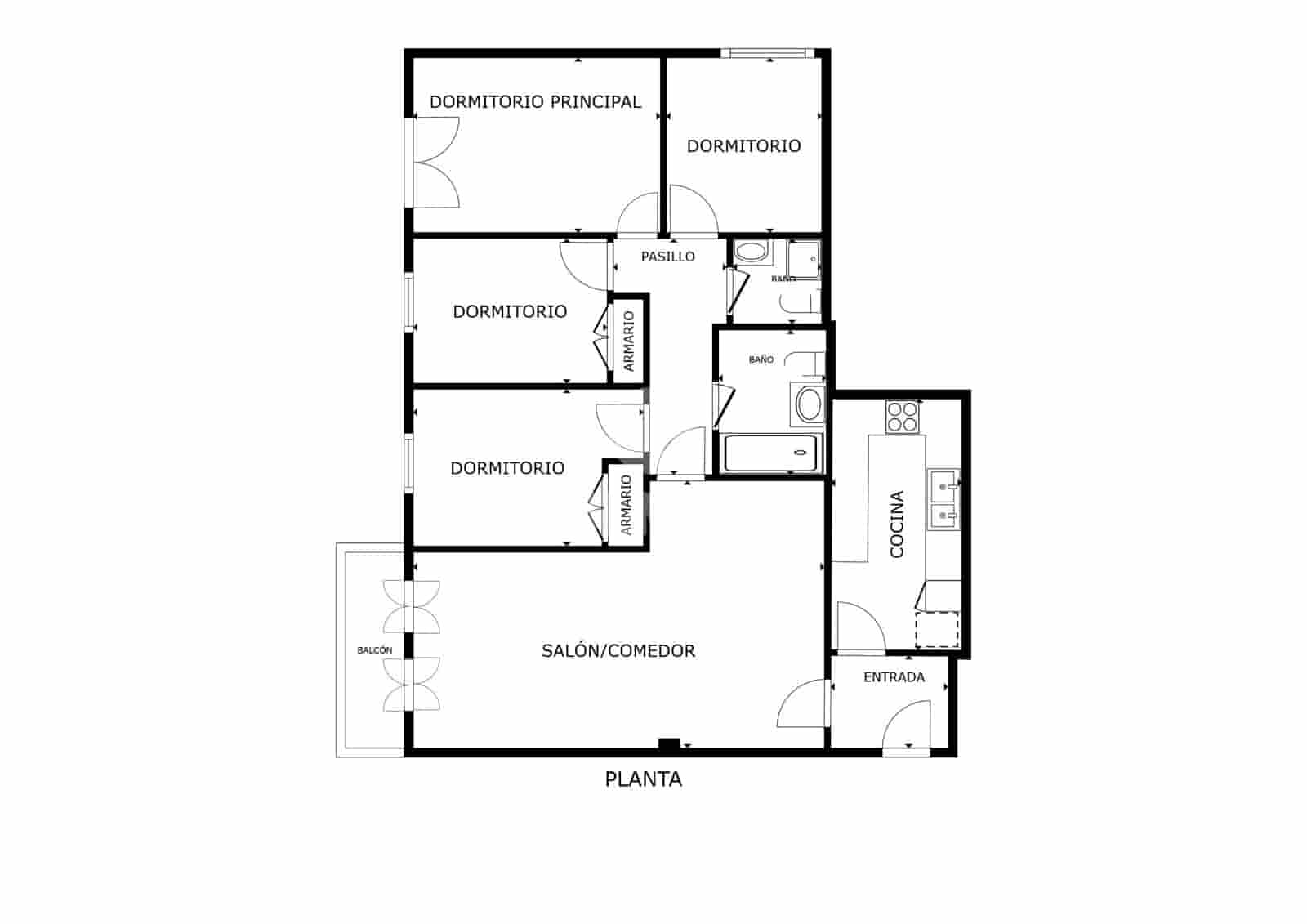4 sypialnia Mieszkanie na sprzedaż w Miasto Malaga - 645 000 € (Ref: 9989887)