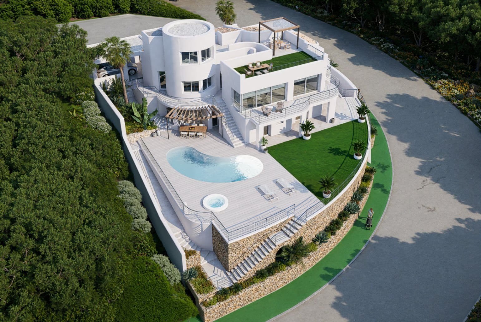Chalet de 4 habitaciones en Altea en venta con piscina garaje - 2.190.000 € (Ref: 10000935)