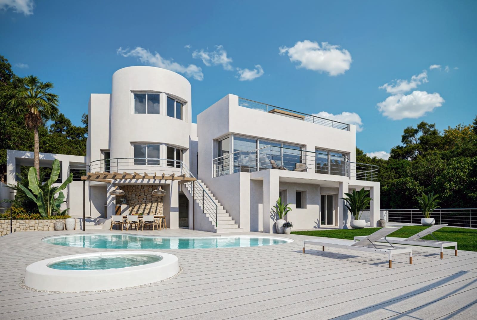Chalet de 4 habitaciones en Altea en venta con piscina garaje - 2.190.000 € (Ref: 10000935)
