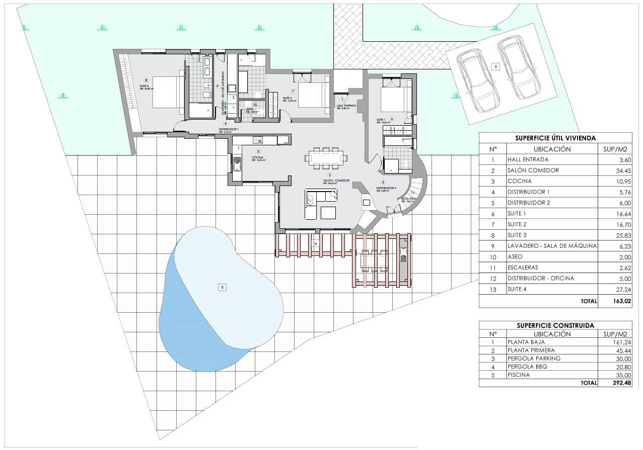 4 chambre Villa/Maison à vendre à Moraira avec piscine garage - 2 795 000 € (Ref: 10004642)