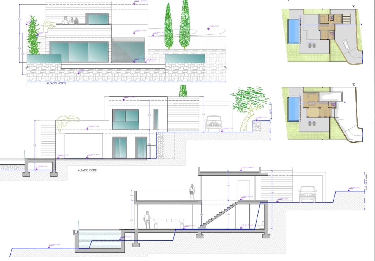 3 bedroom Villa for sale in Benissa with pool garage - € 1,100,000 (Ref: 7801039)