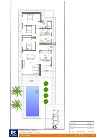 3 soverom Villa til salgs i Els Poblets med svømmebasseng - € 585 000 (Ref: 9061330)