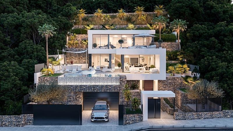 4 soveværelse Villa til salg i Calpe / Calp - € 1.550.000 (Ref: 9061407)