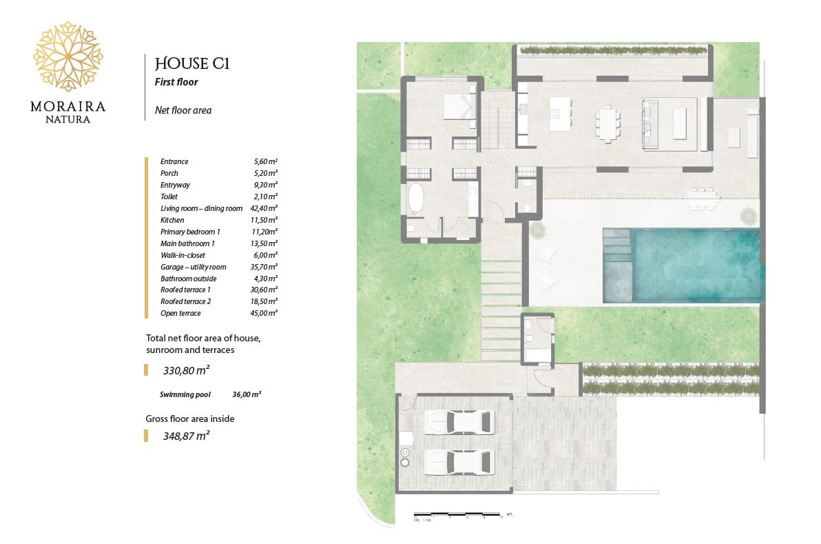 Chalet de 4 habitaciones en Moraira en venta con piscina garaje - 1.690.000 € (Ref: 9997343)