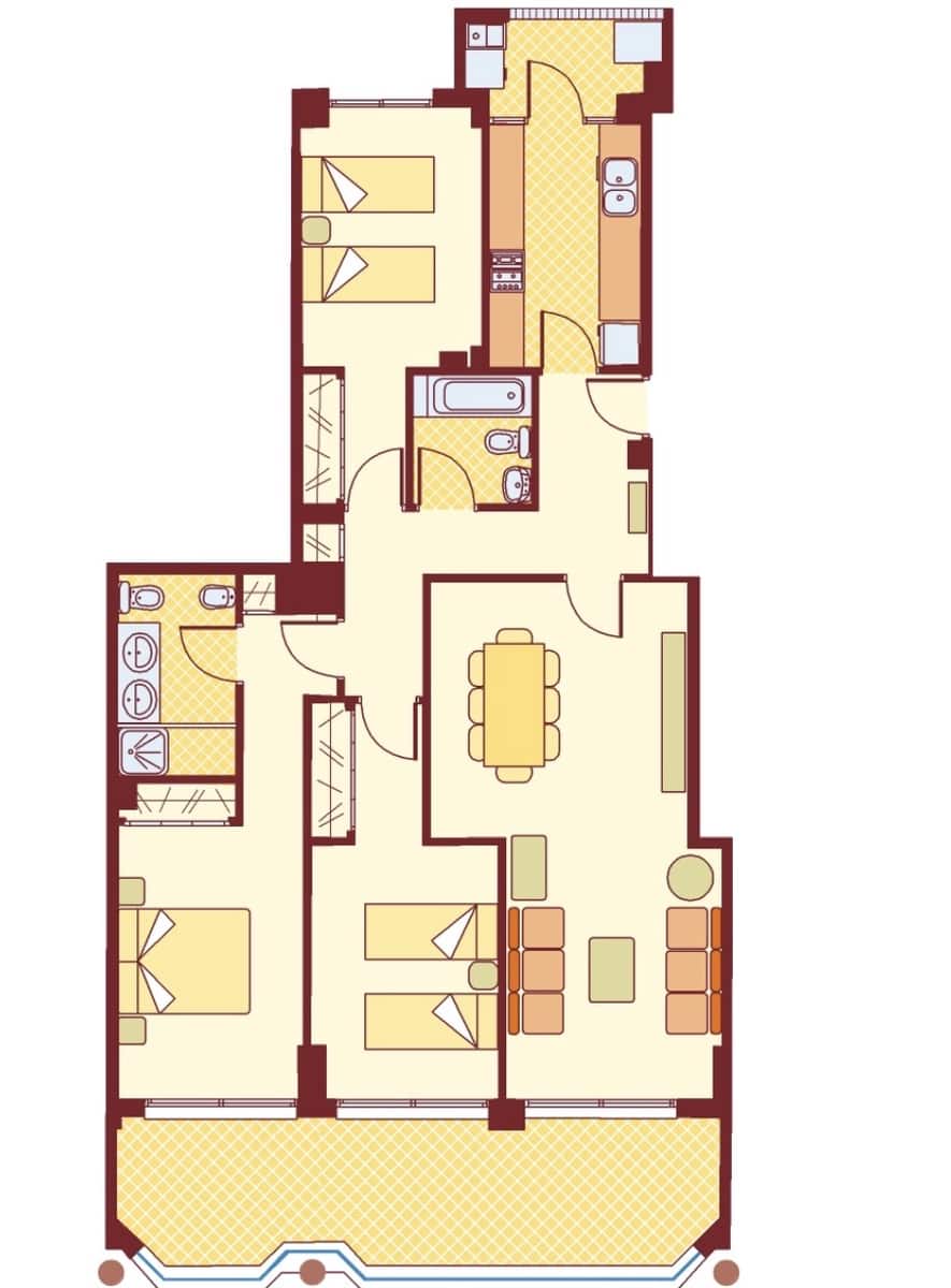 3 slaapkamer Appartement te koop in Arenal met zwembad garage - € 997.000 (Ref: 9997355)