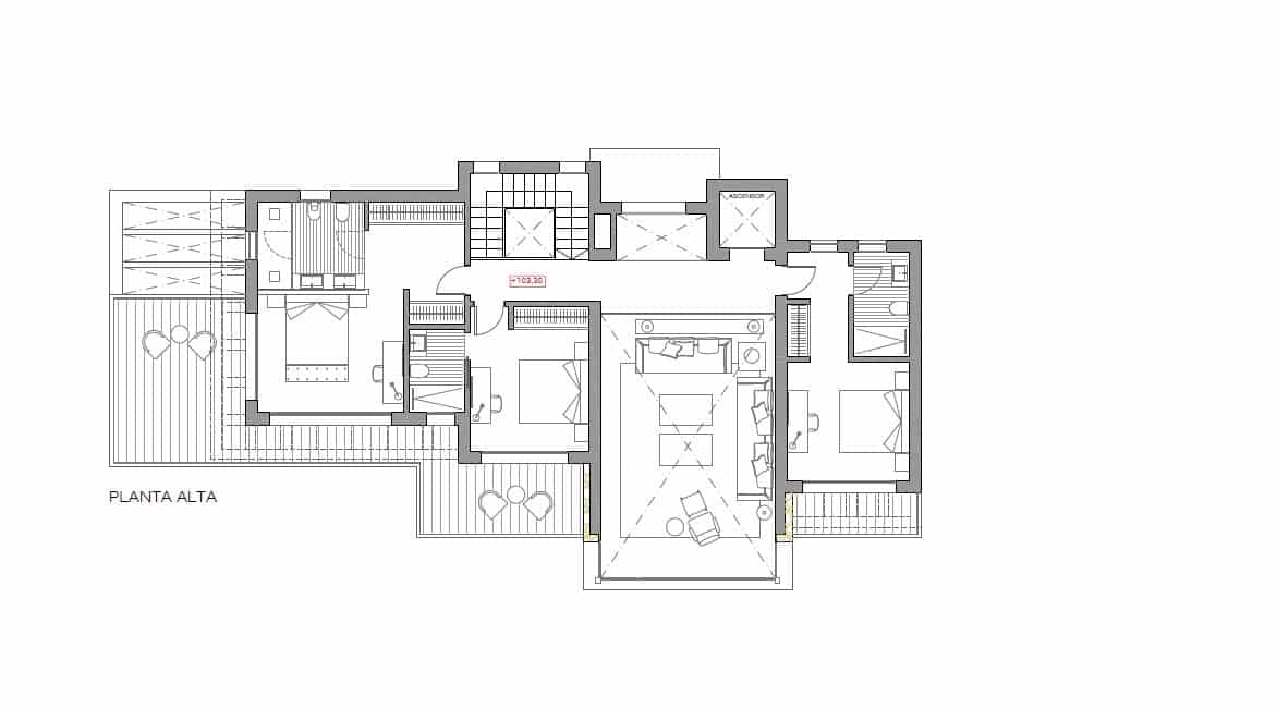 4 makuuhuone Huvila myytävänä paikassa Javea / Xabia mukana uima-altaan 
autotalli - 1 840 000 € (Ref: 9997361)