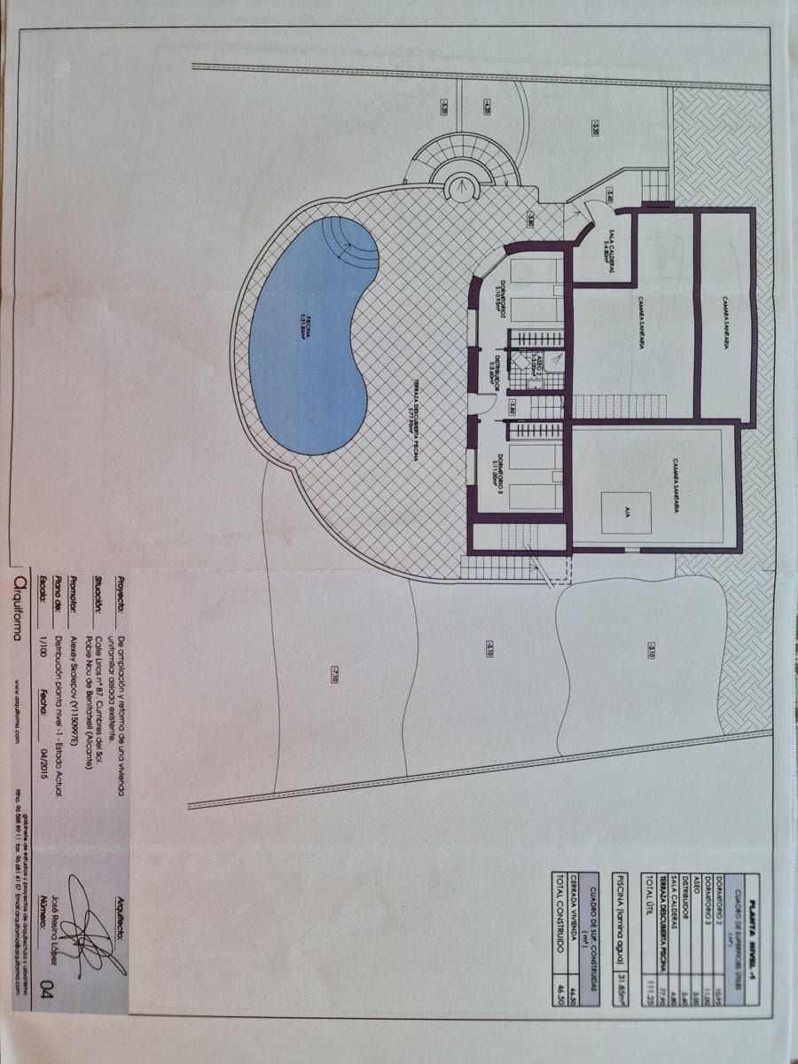 5 makuuhuone Huvila myytävänä paikassa Benitachell / Benitatxell mukana uima-altaan - 715 000 € (Ref: 9997376)