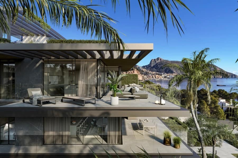Ático de 3 habitaciones en Altea en venta con piscina garaje - 2.980.000 € (Ref: 9997474)