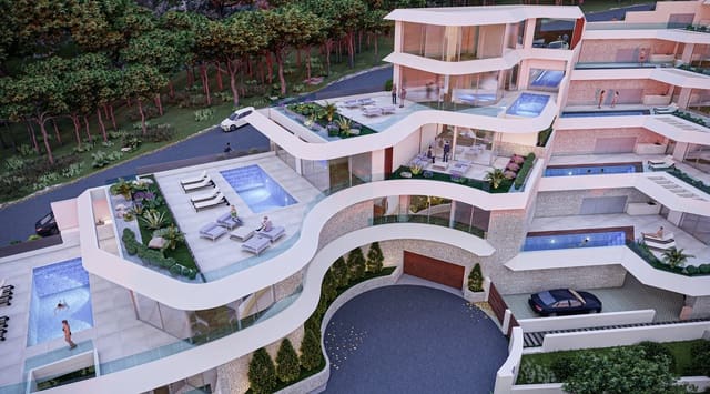 3 soveværelse Penthouse til salg i Maryvilla, Calpe / Calp med swimmingpool garage - € 1.200.000 (Ref: 9997489)