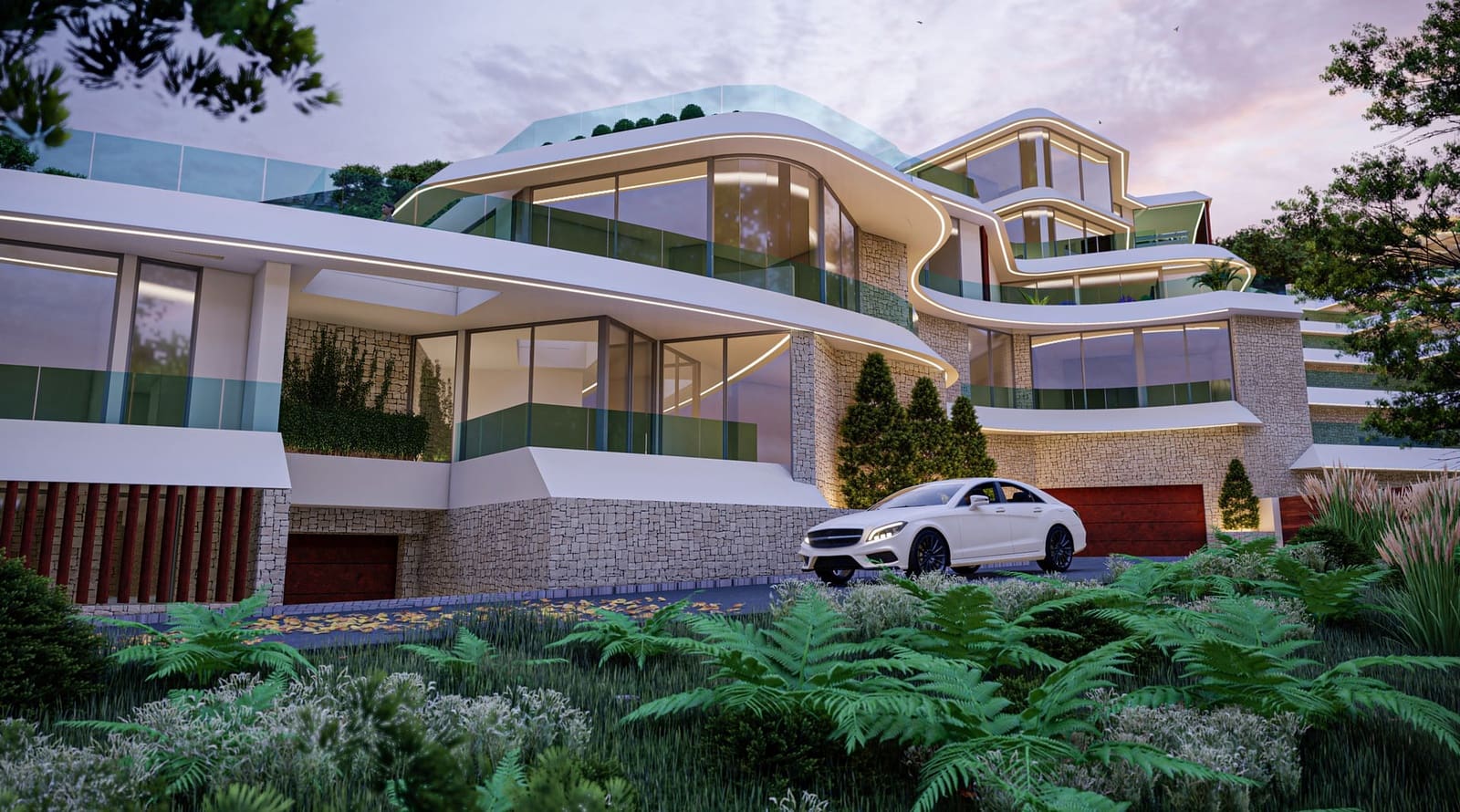 4 makuuhuone Huvila myytävänä paikassa Calpe / Calp mukana uima-altaan 
autotalli - 2 200 000 € (Ref: 9997490)