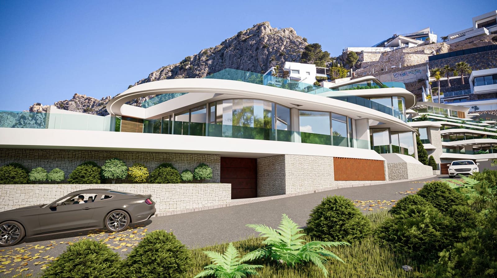 4 makuuhuone Huvila myytävänä paikassa Calpe / Calp mukana uima-altaan 
autotalli - 2 200 000 € (Ref: 9997490)