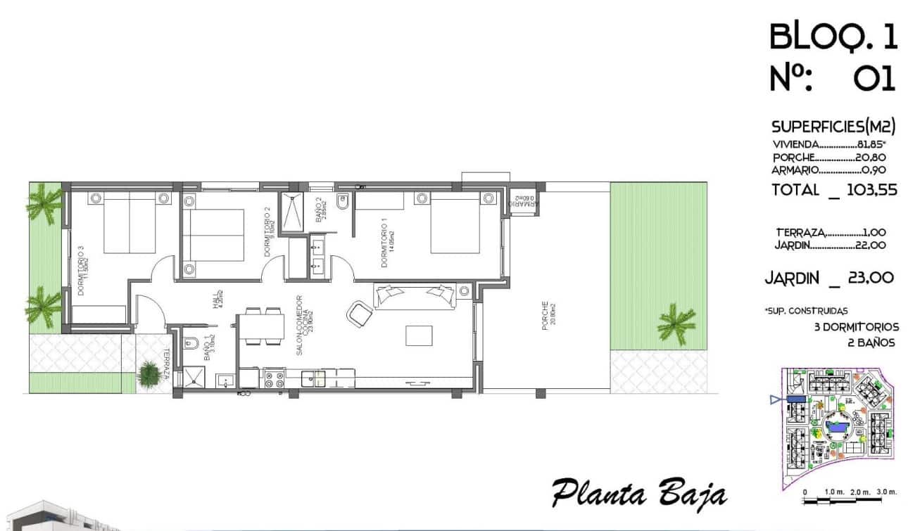 Apartamento de 3 habitaciones en El Raso en venta con piscina - 248.000 € (Ref: 8402531)