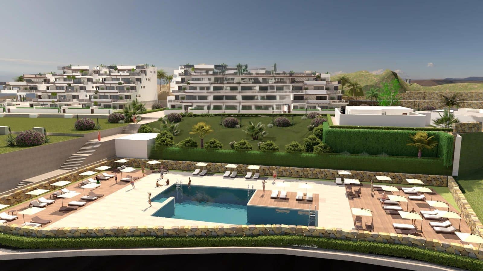 3 sovrum Lägenhet till salu i Vera med pool - 274 050 € (Ref: 10000689)