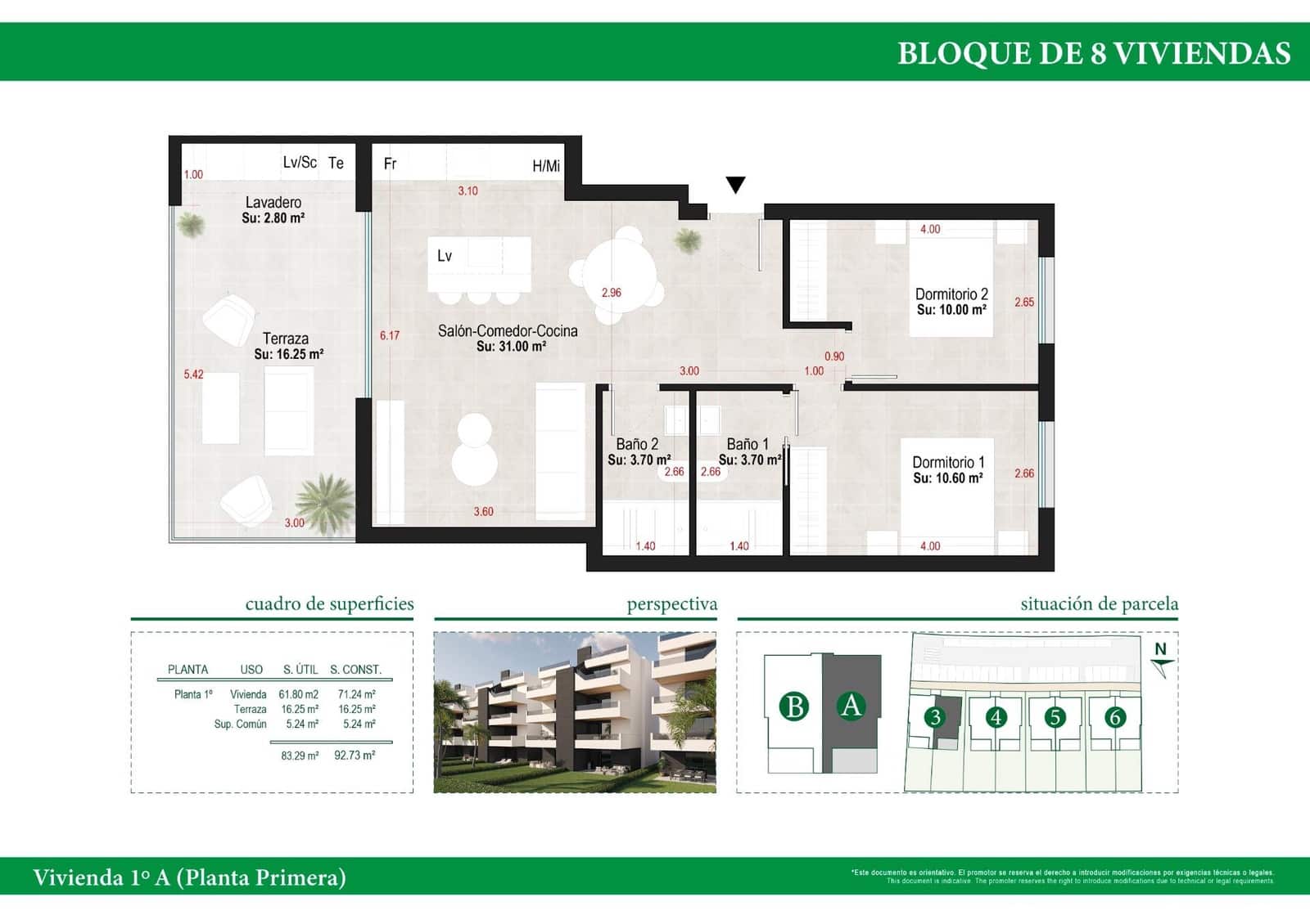 2 soveværelse Lejlighed til salg i Condado de Alhama med swimmingpool - € 229.900 (Ref: 10003485)