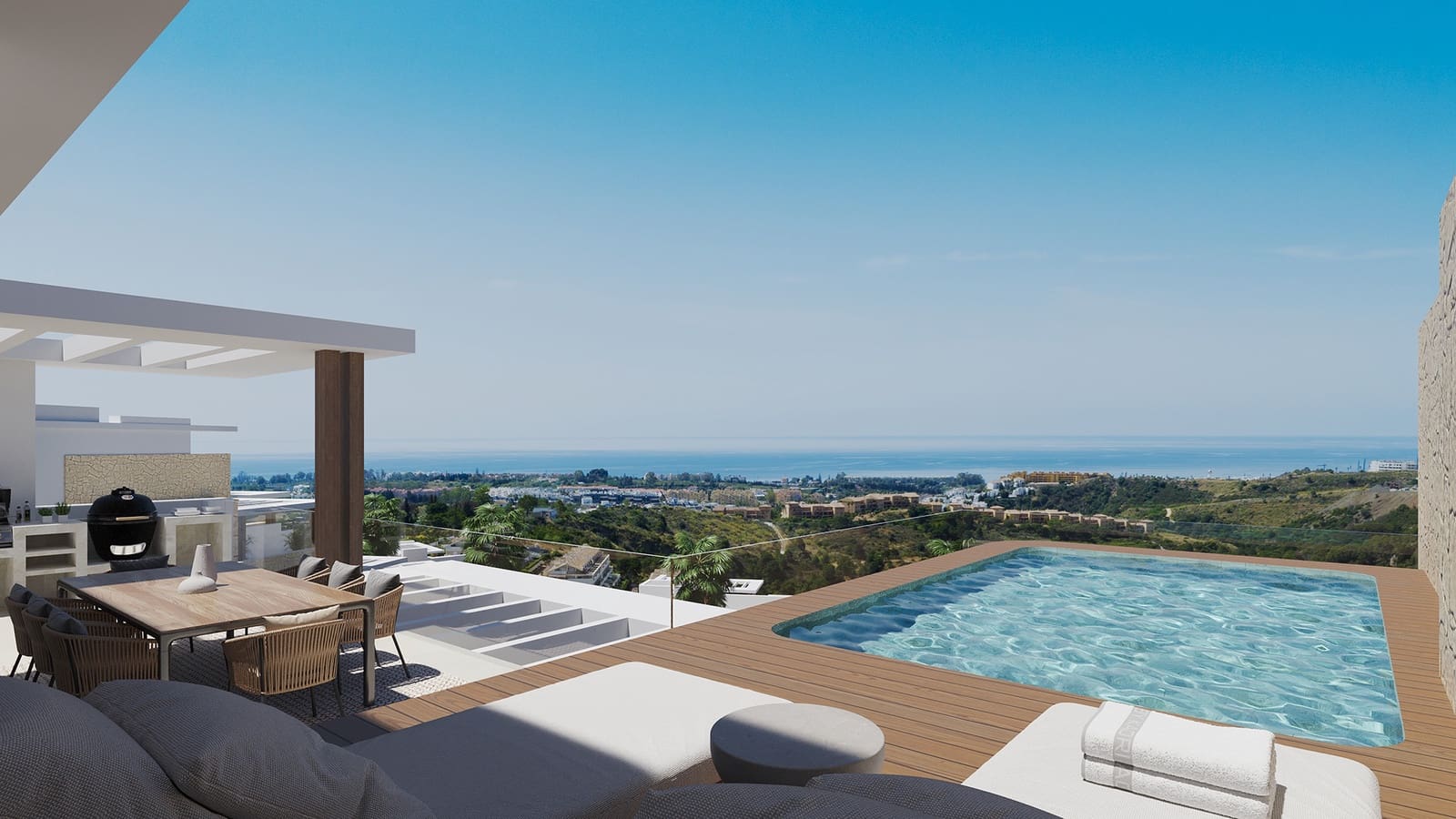 3 makuuhuone Huoneisto myytävänä paikassa Estepona mukana uima-altaan - 1 725 000 € (Ref: 10011997)