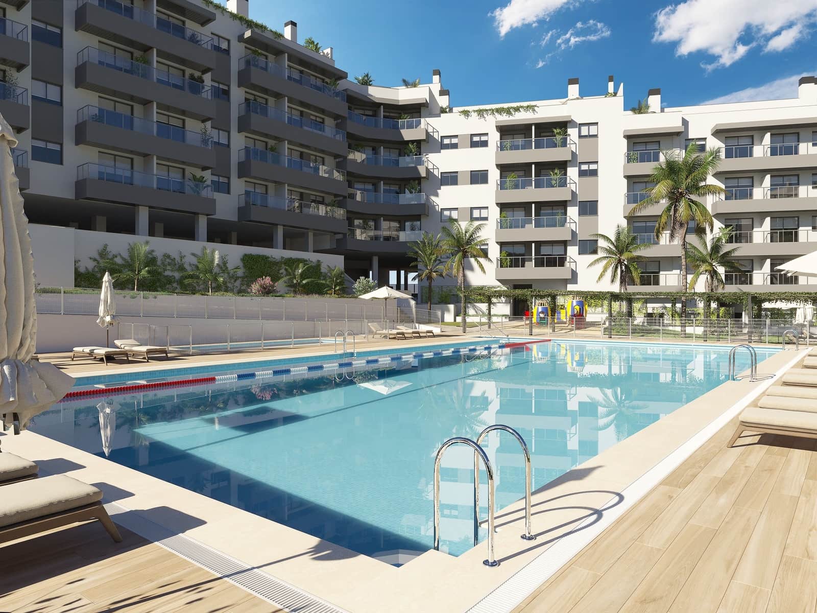 2 Zimmer Apartment zu verkaufen in Las Lagunas de Mijas mit Pool Garage - 355.000 € (Ref: 10012039)