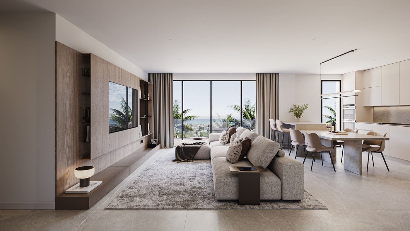 2 soveværelse Lejlighed til salg i Mijas med swimmingpool - € 1.147.000 (Ref: 10012891)