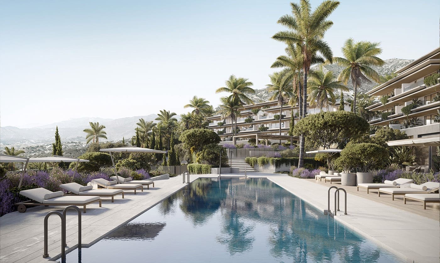 2 soveværelse Lejlighed til salg i Mijas med swimmingpool - € 1.147.000 (Ref: 10012891)