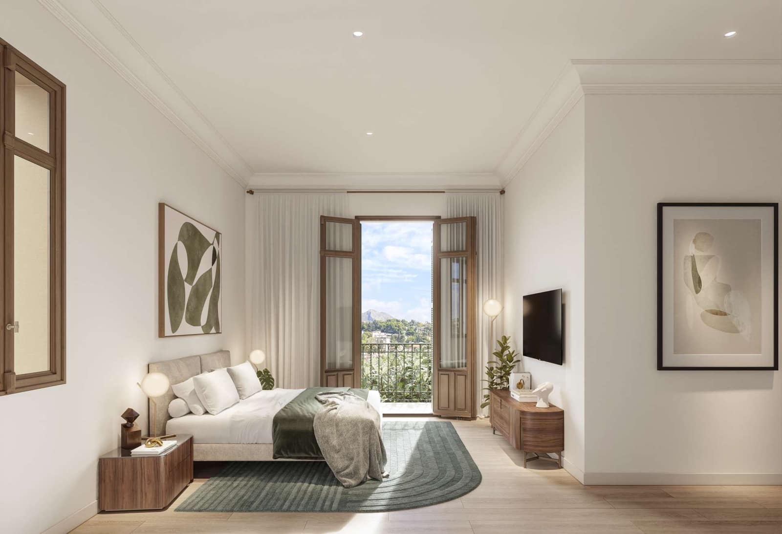 4 chambre Appartement à vendre à Malaga ville avec piscine garage - 2 754 000 € (Ref: 10037037)
