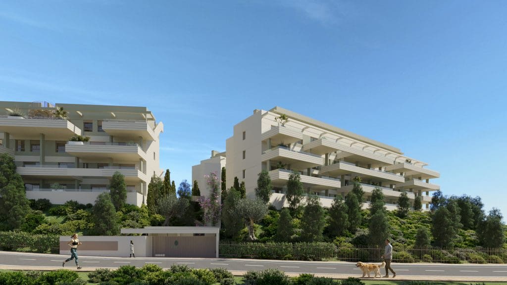 2 makuuhuone Huoneisto myytävänä paikassa Las Lagunas de Mijas mukana uima-altaan 
autotalli - 389 000 € (Ref: 10101850)