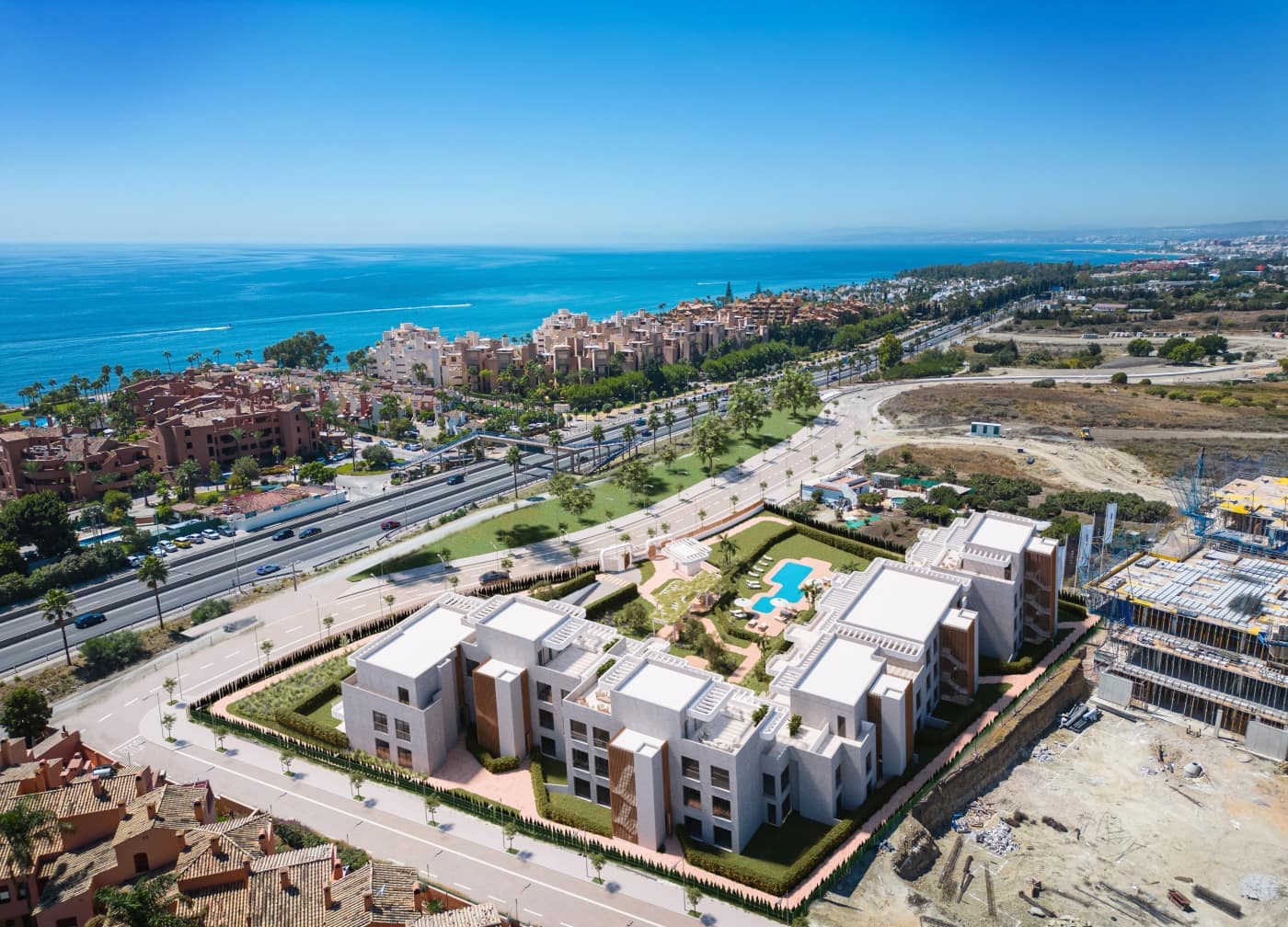 2 chambre Appartement à vendre à Estepona avec piscine garage - 490 000 € (Ref: 10108960)