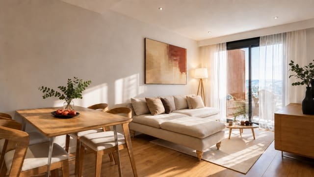 Apartamento de 3 habitaciones en Las Flores, Mijas en venta con piscina garaje - 520.000 € (Ref: 10173328)