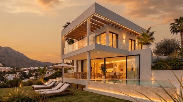 Chalet de 4 habitaciones en Valle Romano Golf, Estepona en venta con piscina garaje - 1.295.000 € (Ref: 10184289)