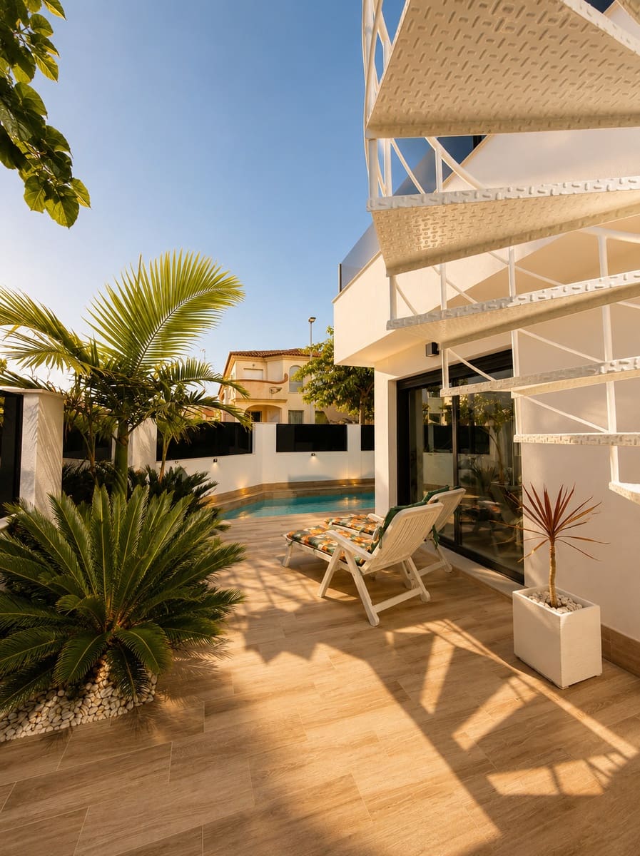 2 chambre Villa/Maison à vendre à San Pedro del Pinatar avec piscine garage - 485 000 € (Ref: 10186707)