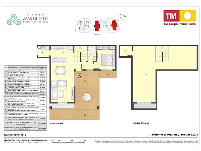 2 sypialnia Willa na sprzedaż w Pulpi z basenem garażem - 383 000 € (Ref: 8180980)