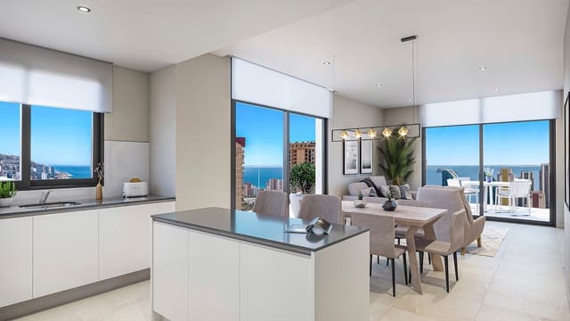 3 sypialnia Apartament na sprzedaż w Poniente, Benidorm z basenem garażem - 429 000 € (Ref: 8180997)