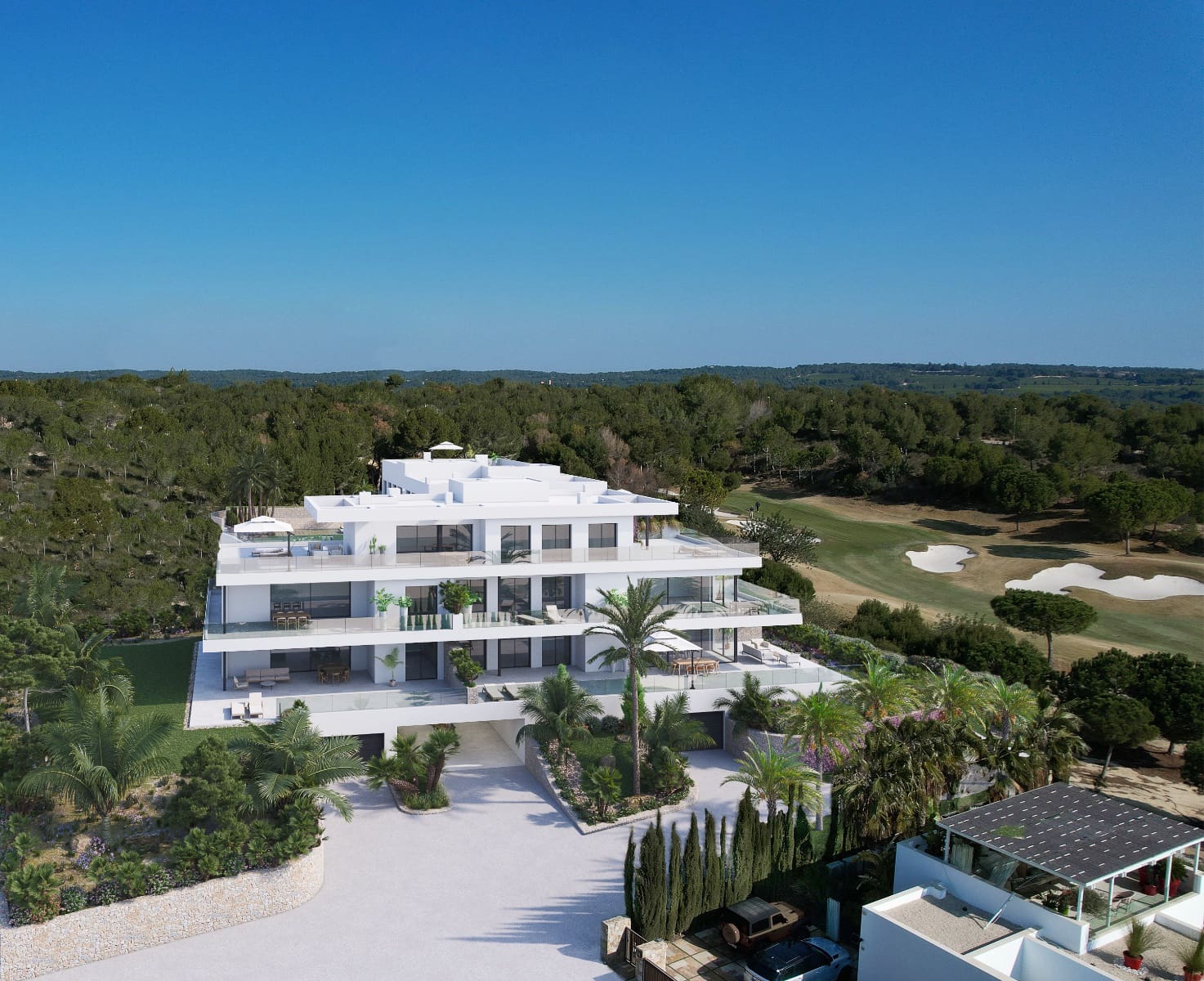 4 chambre Appartement à vendre à Las Colinas Golf avec piscine garage - 1 499 000 € (Ref: 8243858)