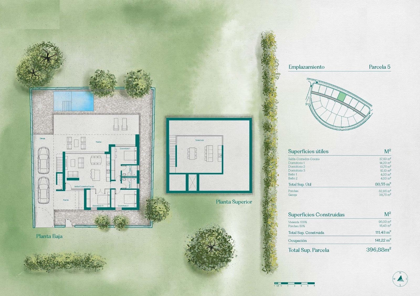 3 sypialnia Willa na sprzedaż w Hacienda del Alamo z basenem - 306 000 € (Ref: 9051880)