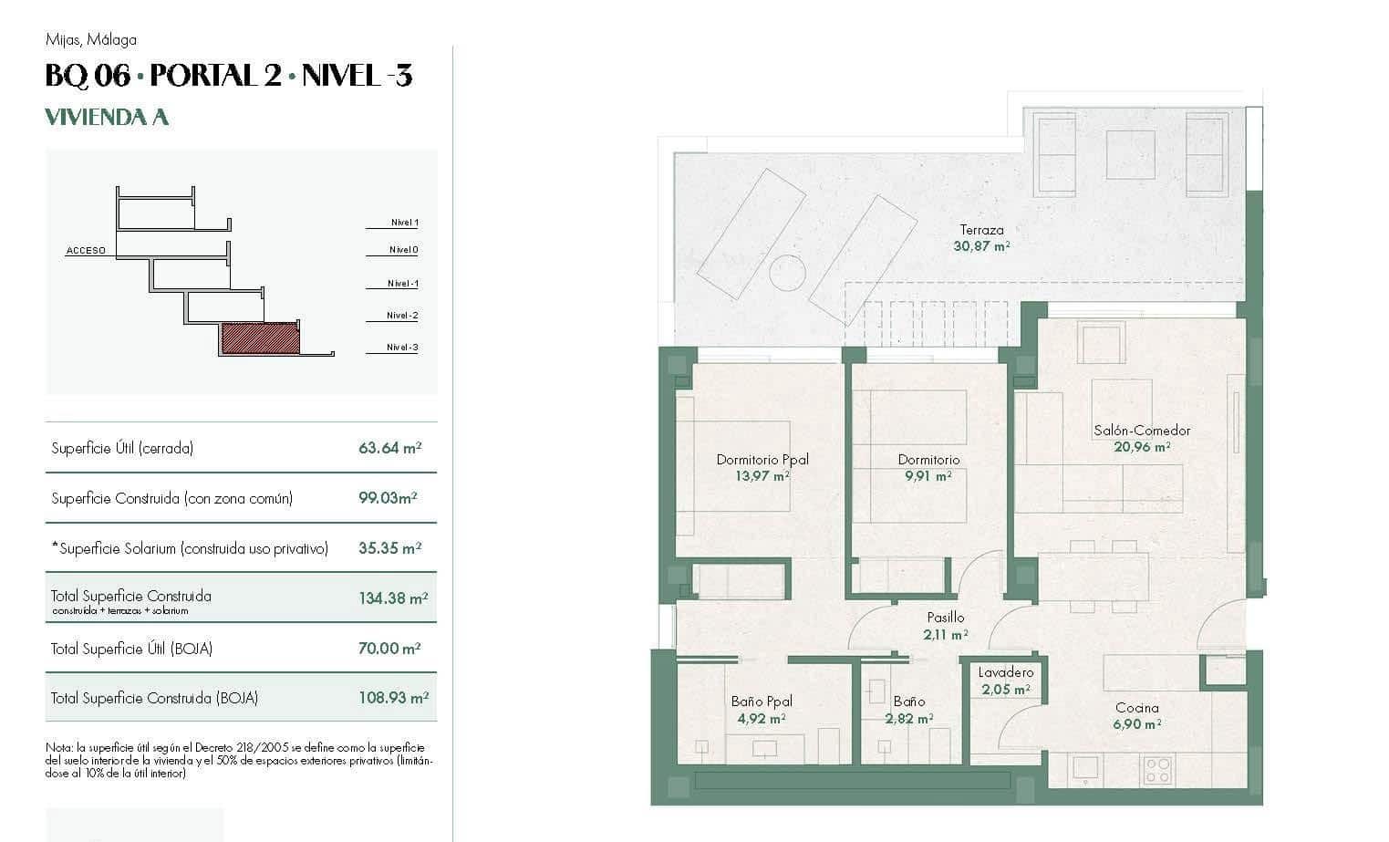 2 soveværelse Lejlighed til salg i Mijas med swimmingpool garage - € 535.000 (Ref: 9051892)