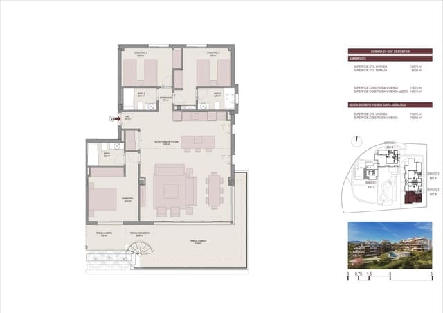 3 soverom Leilighet til salgs i Benahavís med svømmebasseng - € 1 270 000 (Ref: 9051935)